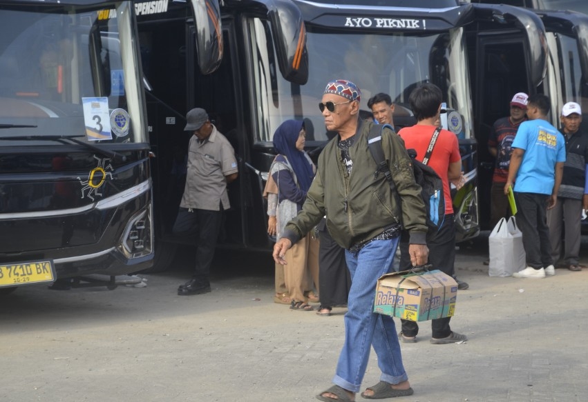 Asyikkk, Ratusan Warga Jogja Ikuti Arus Balik Gratis dari Kemenhub