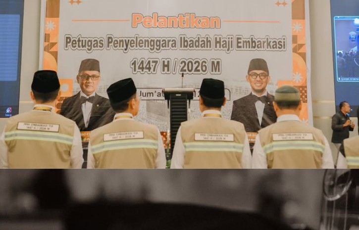 Petugas Embarkasi Hotel YIA Dilantik, Pemda DIY Pastikan Pelayanan Prima bagi Jemaah 