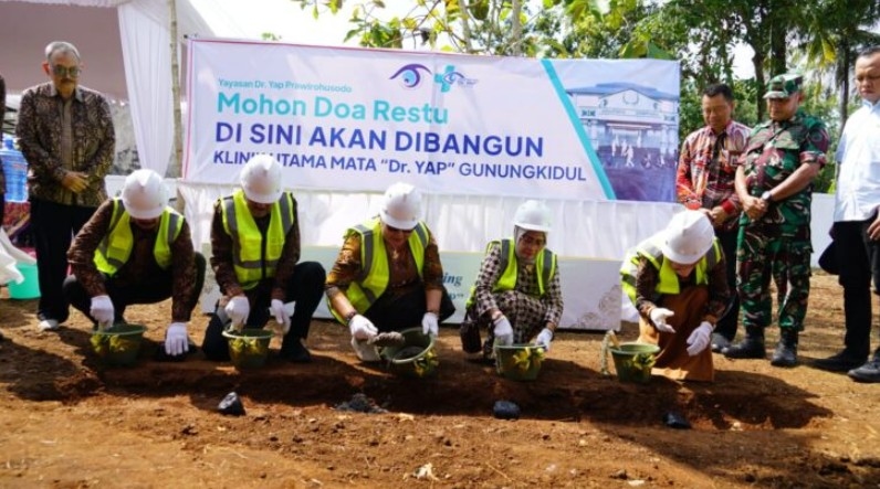 Klinik Mata Dr.YAP Resmi Dibangun di Gunungkidul