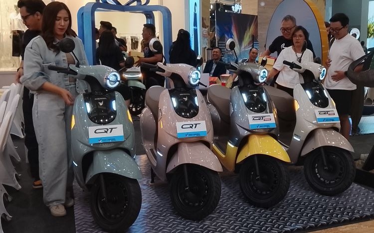 Indomobil eMotor Perkuat Pasar Motor Listrik di Jogja