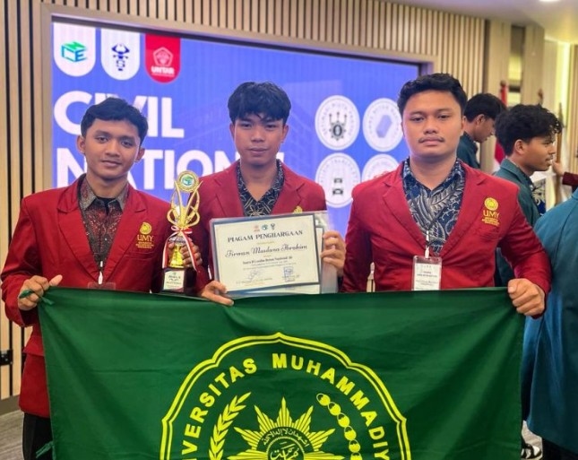 Mahasiswa UMY Ciptakan Beton dari Limbah Sabut Kelapa