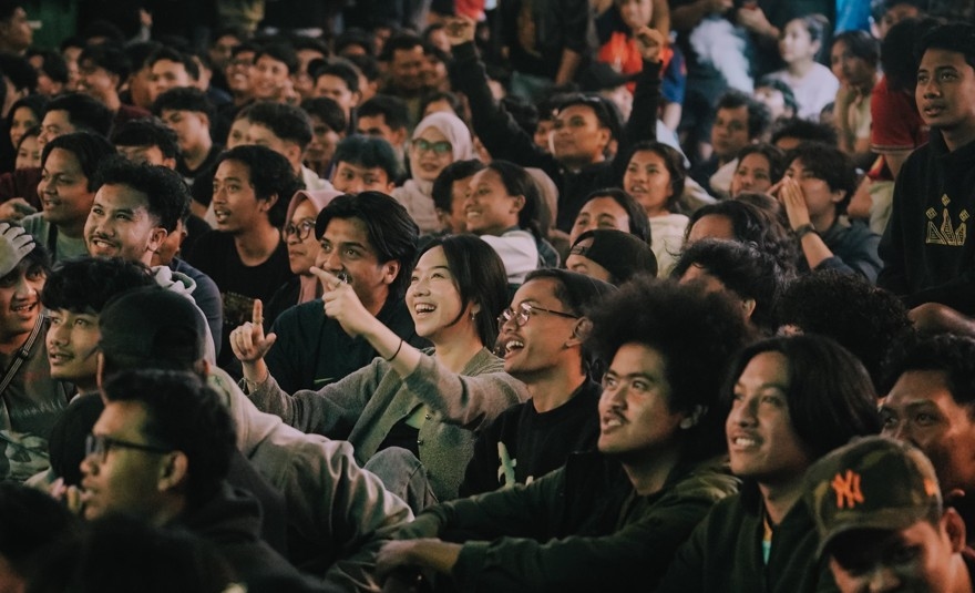 Teras Malioboro jadi Tempat Nobar Semifinal Piala Dunia, Penggila Bola Senang, Pedagang Untung 