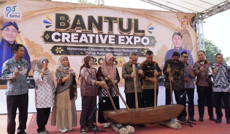 Resmi Dibuka, Bantul Creative Expo Suguhkan Hiburan, Produk UMKM, Kuliner, hingga Job Fair