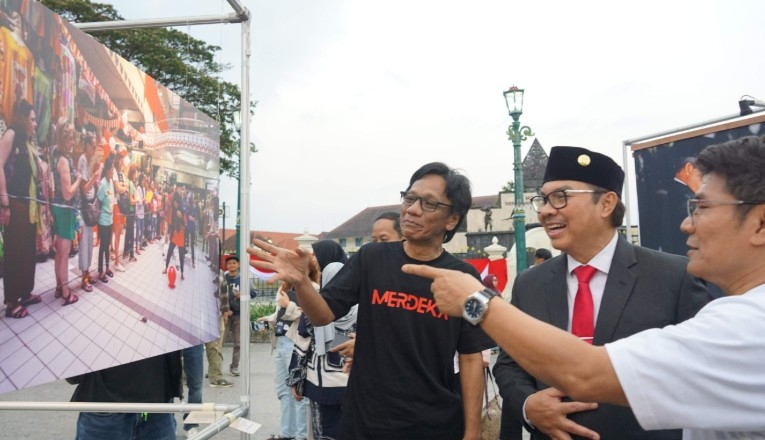 LKBN Antara Gelar Pameran Fotografi 'Merdeka' di Titik Nol Kilometer Yogya