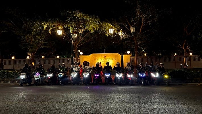 Astra Motor Yogyakarta Hadirkan Pengalaman Night Ride Bersama Komunitas Vario