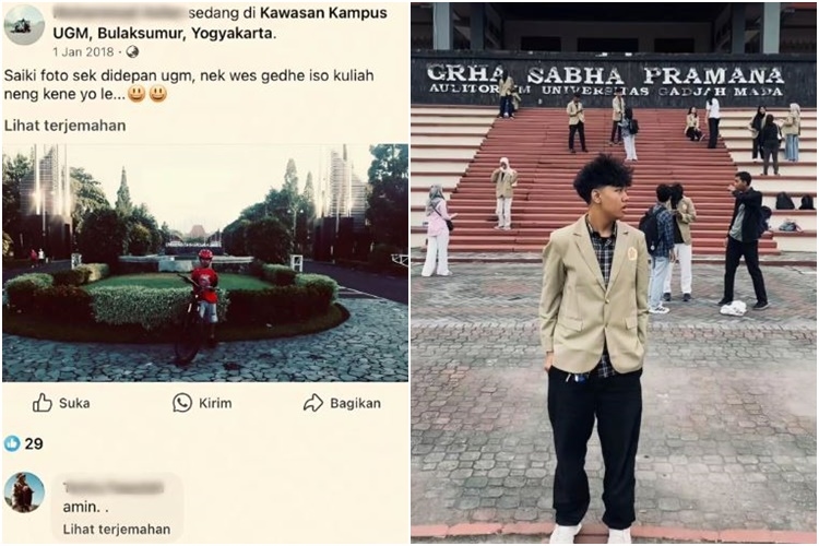 The Real Ucapan adalah Doa, Saat Anak Wujudkan Kata-kata Ayahnya Masuk UGM