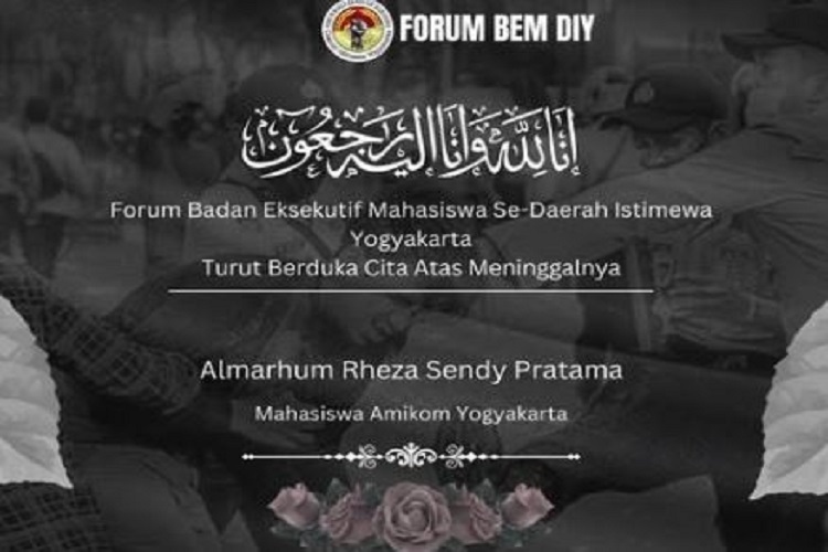 Polda DIY Pastikan Penyelidikan Kematian Mahasiswa Amikom Rheza Sendy Pratama Berjalan Transparan