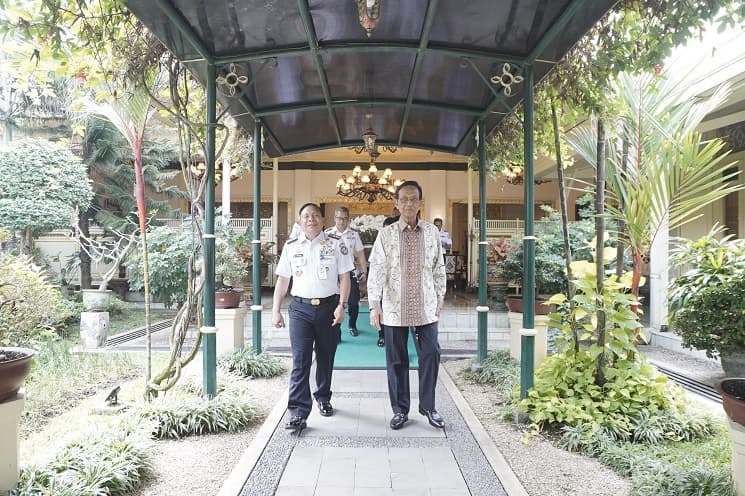 Bahas Penguatan Keamanan Maritim Laut Selatan, Badan Keamanan Laut RI Bertemu Gubernur DIY
