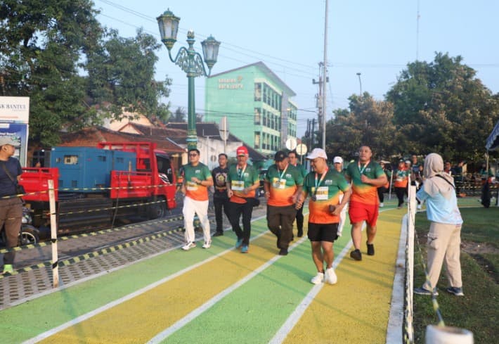Hore, Jogging Trek Lapangan Paseban Bantul Sudah Bisa Digunakan