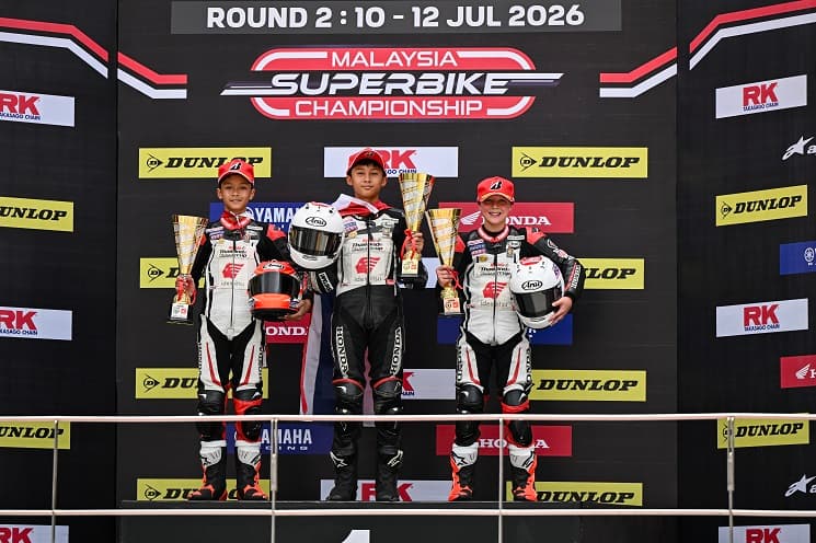 2 Pembalap Muda Astra Honda Melesat Raih Double Podium IHTTC 2026 Sepang