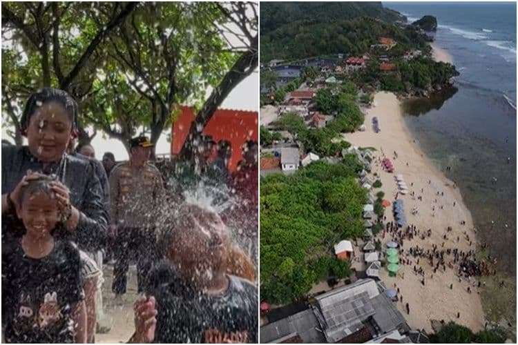 Menengok Tradisi Padusan di Pantai Sundak, Ritual Penyucian Lahir dan Batin Sambut Bulan Ramadhan
