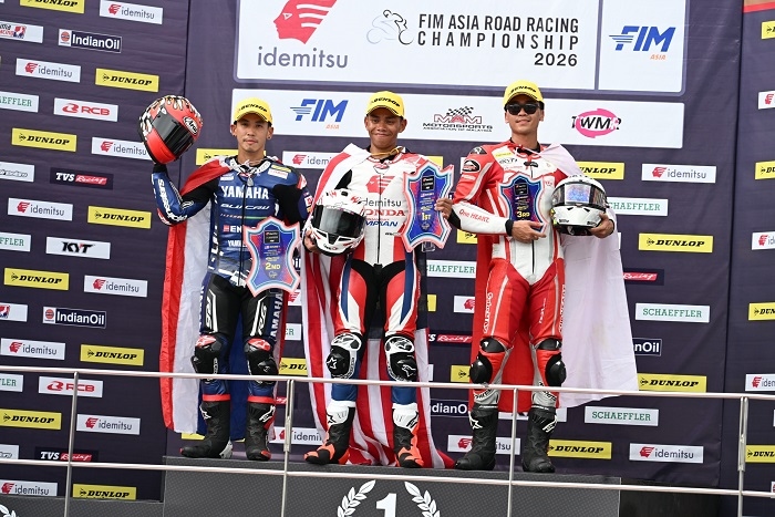 2 Pembalap Astra Honda Sukses Taklukkan Podium ARRC Sepang