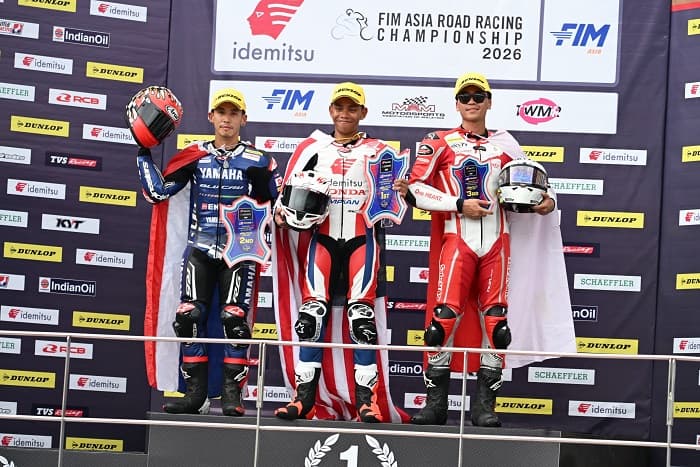 2 Pembalap Astra Honda Sukses Taklukkan Podium ARRC Sepang