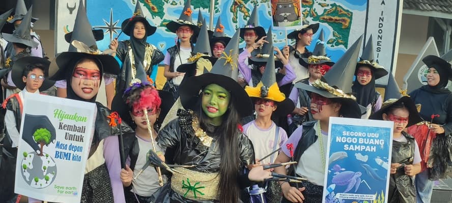 Aksi Nyata Pelajar SDN Ungaran 1 Kota Yogyakarta Memperingati Hari Bumi