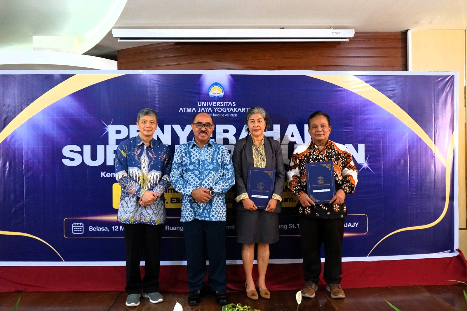 UAJY Tambah 2 Guru Besar Baru, Dari Fakultas Mana Saja?