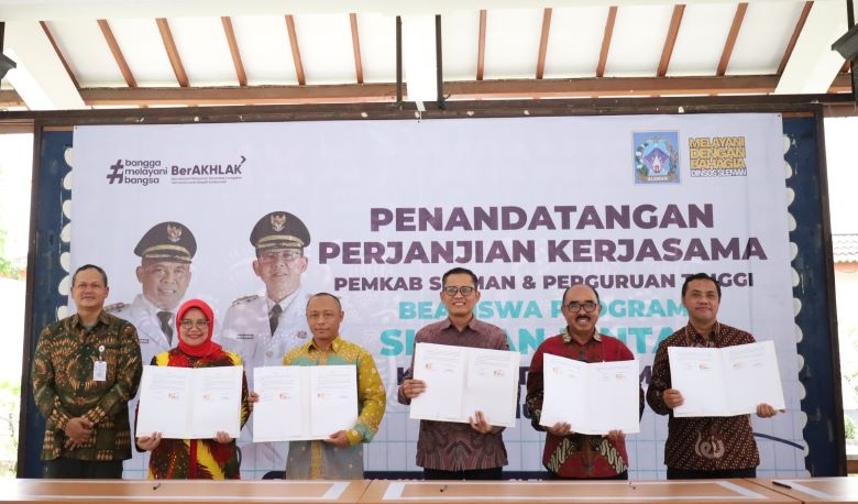 Dukung Program Beasiswa Sleman Pintar, Pemkab Gandeng 34 Kampus