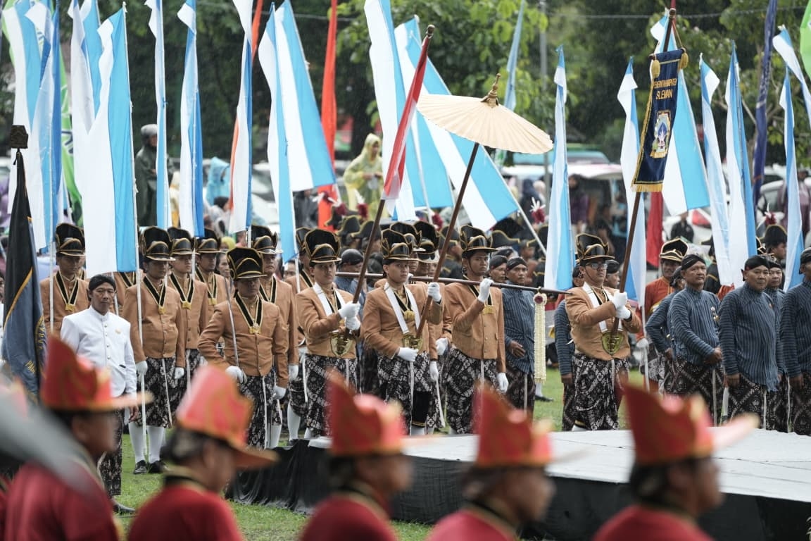 Hadiri Peringatan Hari Jadi ke-110 Kabupaten Sleman, Sultan Ajak Warga dan Pemerintah 'Gumregah dan Sengkud'