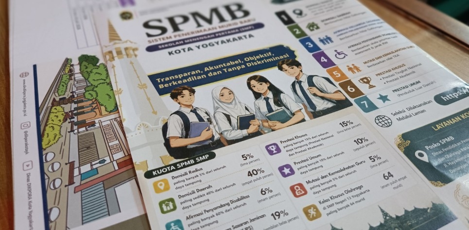 SPMB SMP Kota Jogja Sediakan 3.584 Kursi