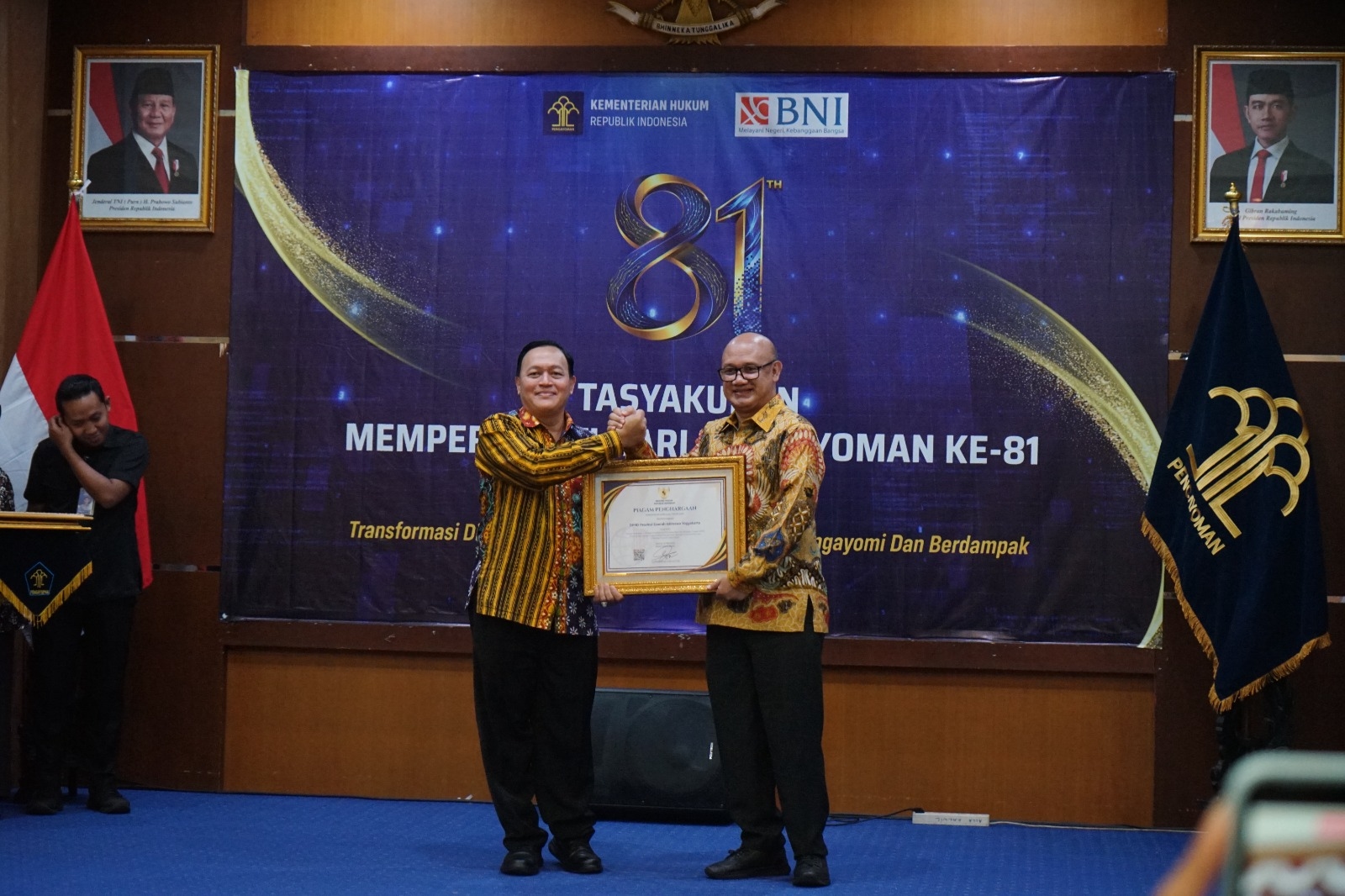 Konversikan Produk Hukum dalam Bahasa Inggris, JDIH DPRD DIY Raih Terbaik Nasional