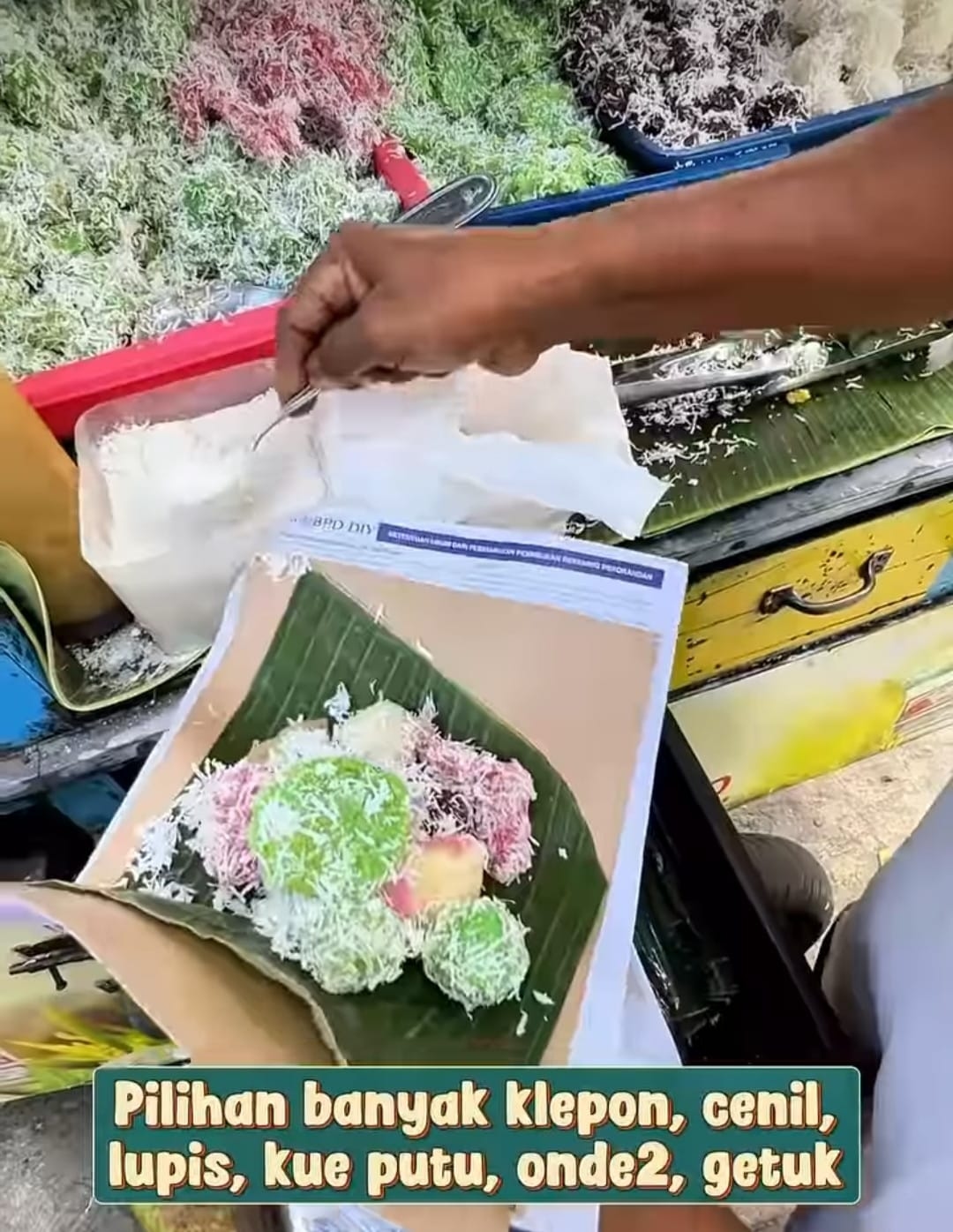 Selesai Belanja, Enaknya Cobain Klepon Pak Gunawan Di Wirobrajan