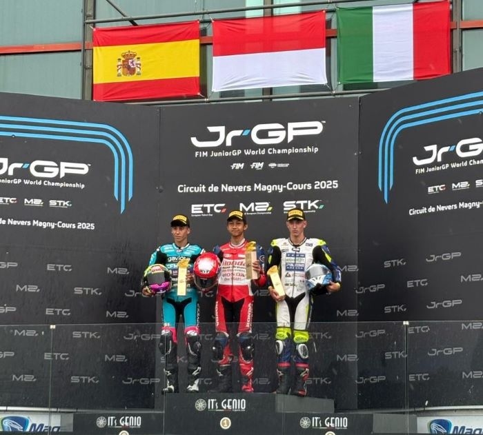 Pembalap Muda Asal Sleman Cetak Sejarah di Lintasan Dunia