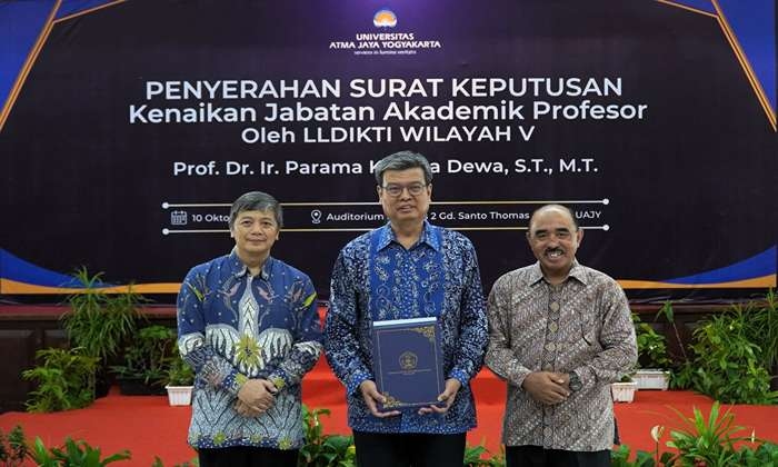 Fakultas Teknologi Industri UAJY Tambah 1 Guru Besar