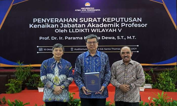 Fakultas Teknologi Industri UAJY Tambah 1 Guru Besar