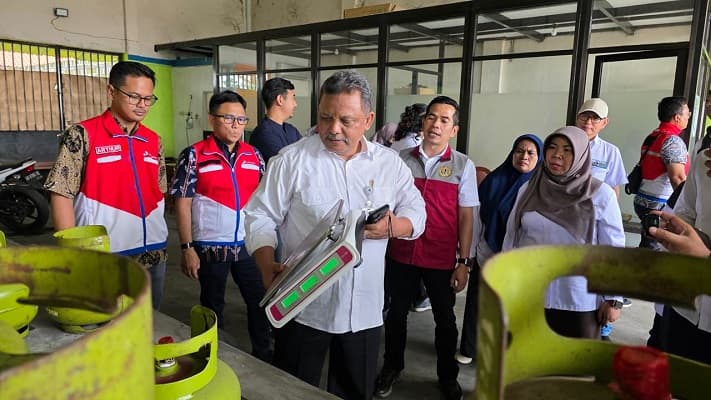 Pastikan Sesuai Takaran, Tim Gabungan Cek Volume Gas Elpiji 3 Kg
