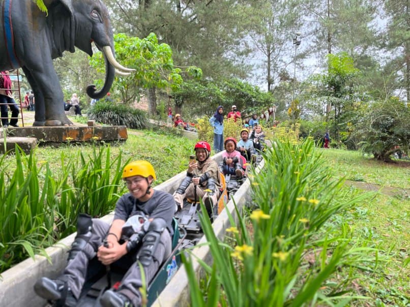 Serunya Bermain Tamiya Mountain Coaster di Kaliurang Park