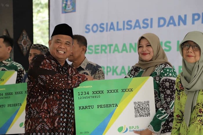 704 Anggota Badan Permusyawaratan Kalurahan Sleman Didaftarkan Peserta BPJS Ketenagakerjaan